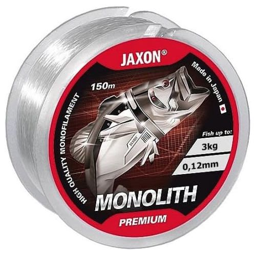  [아마존베스트]Jaxon Monolith Premium Fishing Line 150 m / 0.10 mm - 0.35 mm Spool Single Line Monofilament Top