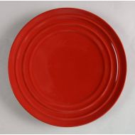 /Jaxsprats Salad Plate 8 in Double Ridge Style Red Color by Rachael Ray