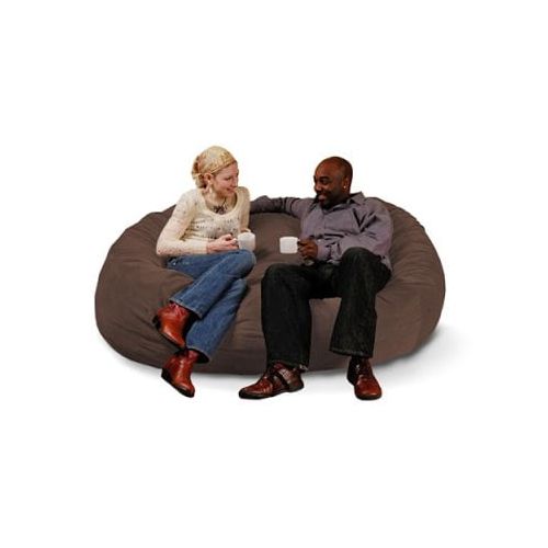  Jaxx 6 ft Lounger Microsuede Medium Foam Sofa