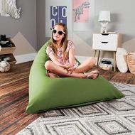 Jaxx Pivot 4-Foot Teen Bean Bag Chair with Cloth Cotton Cover, Avocado