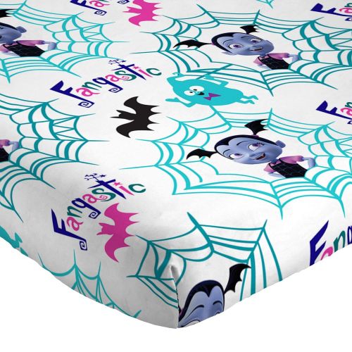  Jay Franco Disney Vampirina 4 Piece Twin Bed Set - Includes Reversible Comforter & Sheet Set - Super Soft Fade Resistant Polyester - (Official Disney Product)