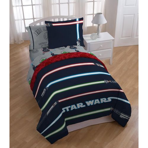  Jay Franco Star Wars Classic Lightsaber Full Bed In A Bag