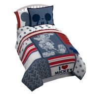 Jay Franco Disney Mickey Mouse Americana 5 Piece Full Bed In A Bag