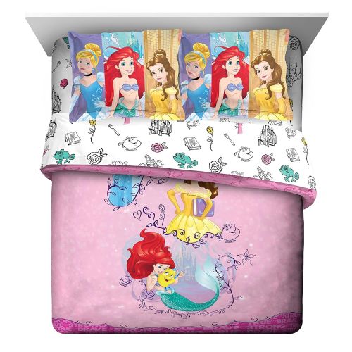  Jay Franco Disney Princess Friendship Adventures 7 Piece Full Bed In A Bag