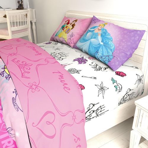  Jay Franco Disney Princess Friendship Adventures 7 Piece Full Bed In A Bag