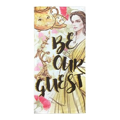  Jay Franco Disney Beauty & The Beast Be Our Guest 100% Cotton Bath/Pool/Beach Towel (Official Disney Product)