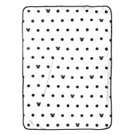 Jay Franco Disney Minnie Mouse Icon and Dots Blanket, Black/White