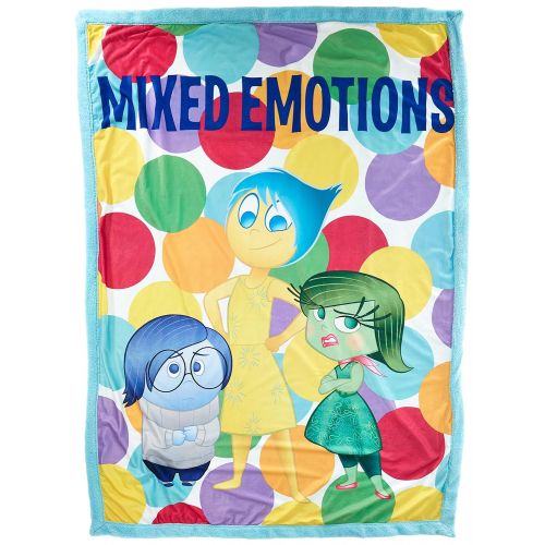  Jay Franco Disney/Pixar Inside Out Mixed Emotions 46 x 60 Sherpa Throw