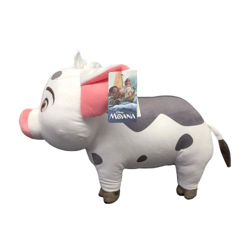  Jay Franco Moana Plush Stuffed Pua Pig Pillow Buddy - Kids Super Soft Polyester Microfiber, 16 inch (Official Disney Product),