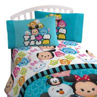 Jay Franco Disney Tsum Tsum Teal Stacks 4 Piece Twin Bed In A Bag