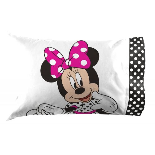  Jay Franco Disney Minnie Mouse Dots are the New Black 5 Piece Twin Bed In A Bag