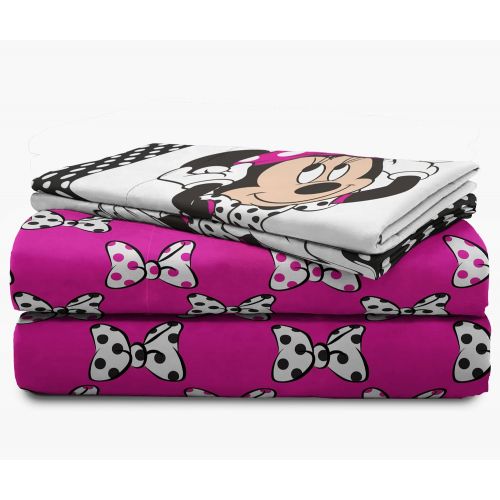  Jay Franco Disney Minnie Mouse Dots are the New Black 5 Piece Twin Bed In A Bag