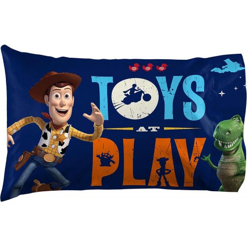  Jay Franco Toy Story 4 Twin Bedding Collection 6pc with Comforter, Sheet Set, Pillowcase, Sham and Night Light