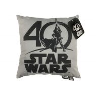 Jay Franco 40th Logo Decorative Toss Throw Pillow, Gray