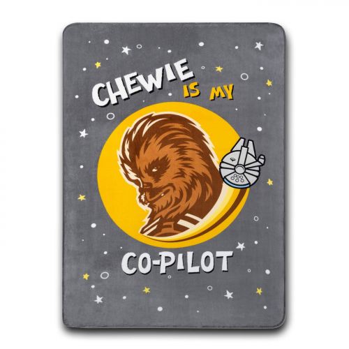  Jay Franco Star Wars Chewie Blanket Gray