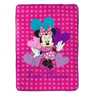 Jay Franco Disney Minnie Mouse Exploded Hearts Blanket 62 x 90