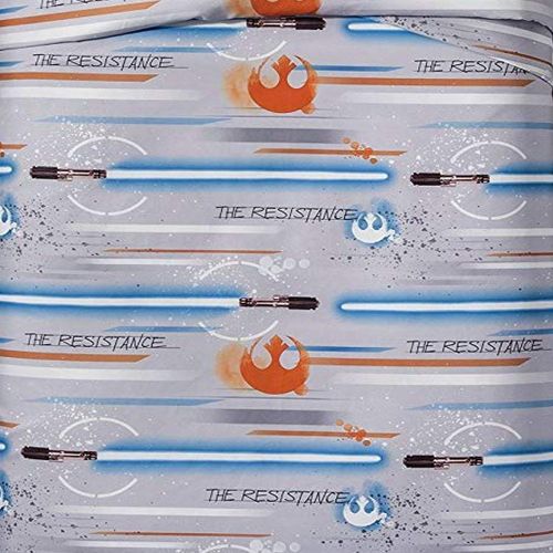  Jay Franco Star Wars Ep 8 Resistance Sheet Set Gray