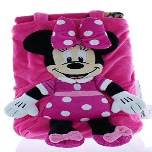  Jay Franco Disney Minnie Mouse Bowtique Snuggle Pillow Tote Throw Blanket Set