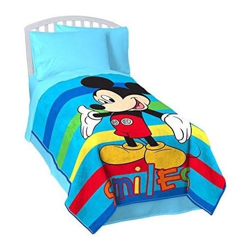  Jay Franco Disney Junior Mickey Mouse Clubhouse Play Twin Fleece Blanket, 62 X 90