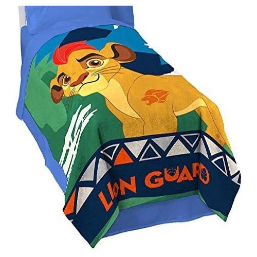  Jay Franco Disney Junior Lion Guard All for One Twin 62 x 90 Plush Blanket