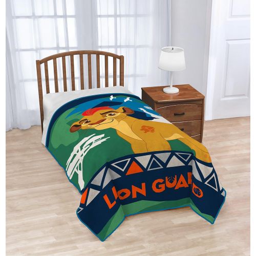  Jay Franco Disney Junior Lion Guard All for One Twin 62 x 90 Plush Blanket