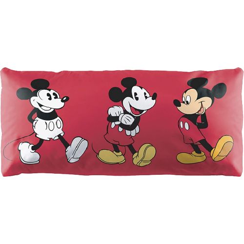  Jay Franco Disney Mickey Mouse Decorative Body Pillow Cover - Kids Super Soft 1-Pack Bed Pillow Cover - Measures 20 Inches x 54 Inches (Official Disney Product)
