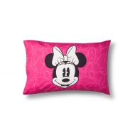 Jay Franco Disney Minnie Mouse Go with The Bow 1 Pack Pillowcase - Double-Sided Kids Super Soft Bedding (Official Disney Product)
