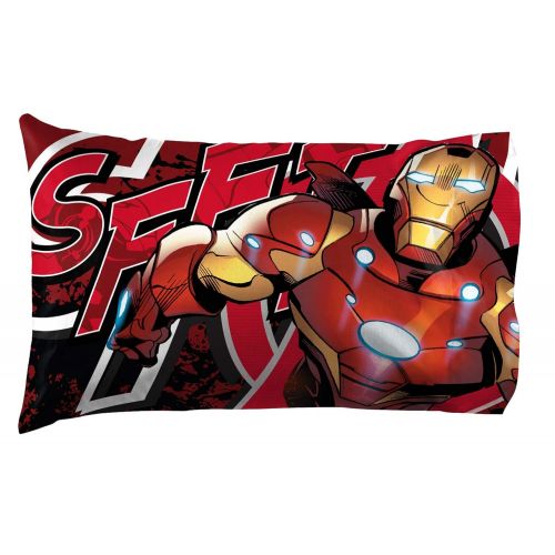  Jay Franco Marvel Avengers Publish 3 Piece Twin Sheet Set,