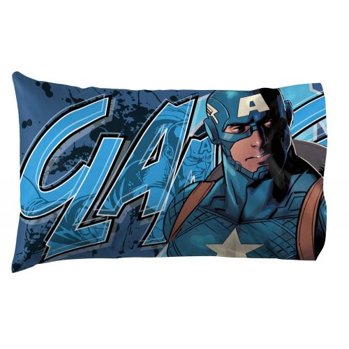  Jay Franco Marvel Avengers Publish 3 Piece Twin Sheet Set,