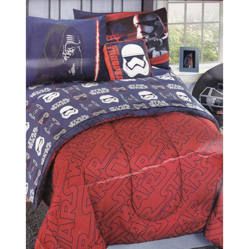  Jay Franco Star Wars Ep 7 Bed Set, Black