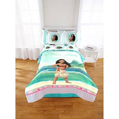  Jay Franco Disney Moana Comforter and Sheets 5pc Bedding Set (Full Size)