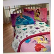 Jay Franco Disney Princess Friendship Adventures Sheets Set - Cinderella, Belle (Twin)