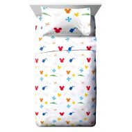 Jay Franco Disney Mickey Mouse Trophy Twin Sheet Set - Super Soft and Cozy Kid’s Bedding - Fade Resistant Polyester Microfiber Sheets (Official Disney Product)