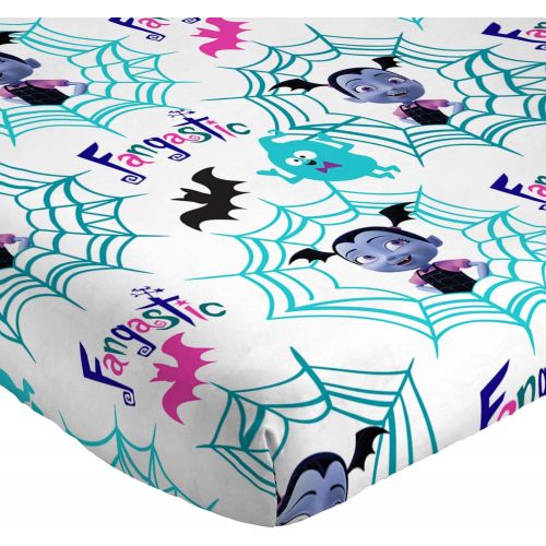  Jay Franco Disney Vampirina Twin Sheet Set - Super Soft and Cozy Kid’s Bedding - Fade Resistant Polyester Microfiber Sheets (Official Disney Product)