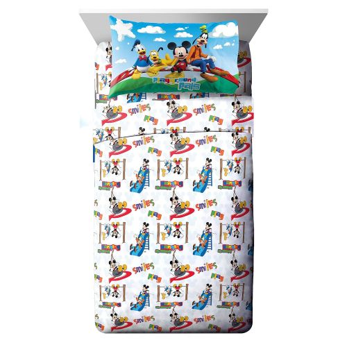  Jay Franco Disney Junior Mickey Mouse Clubhouse Play 3 Piece Twin Sheet Set