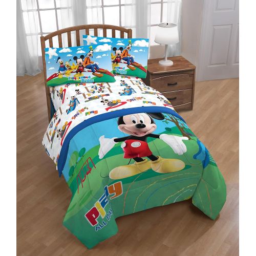  Jay Franco Disney Junior Mickey Mouse Clubhouse Play 3 Piece Twin Sheet Set