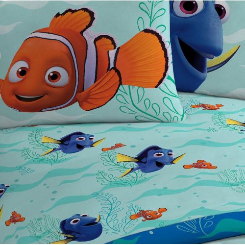  Jay Franco Disney/Pixar Finding Dory Splashy 3 Piece Sheet Set, Twin