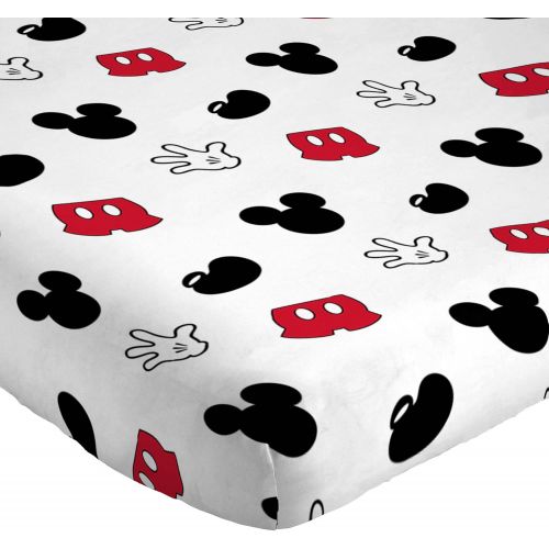  Jay Franco Disney Mickey Mouse Cute Faces Twin Sheet Set - Super Soft and Cozy Kid’s Bedding - Fade Resistant Polyester Microfiber Sheets (Official Disney Product)