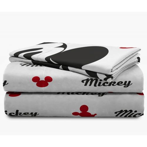  Jay Franco Mickey Mouse Reloaded 4 Piece, Retro Full Sheet Set