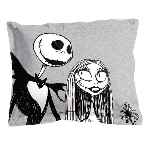  Jay Franco Disney Nightmare Before Christmas Moonlight Full/Queen Comforter & Sham Set - Super Soft Kids Bedding Features Jack Skellington and Sally - Fade Resistant Microfiber (Official Disn