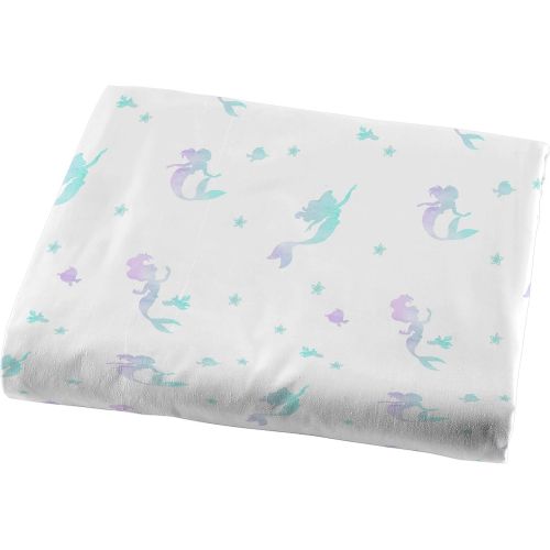  Jay Franco Disney Little Mermaid Make A Splash Twin Sheet Set - 3 Piece Set Super Soft and Cozy Kid’s Bedding Features Ariel - Fade Resistant Microfiber Sheets (Official Disney Pro