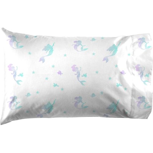  Jay Franco Disney Little Mermaid Make A Splash Twin Sheet Set - 3 Piece Set Super Soft and Cozy Kid’s Bedding Features Ariel - Fade Resistant Microfiber Sheets (Official Disney Pro