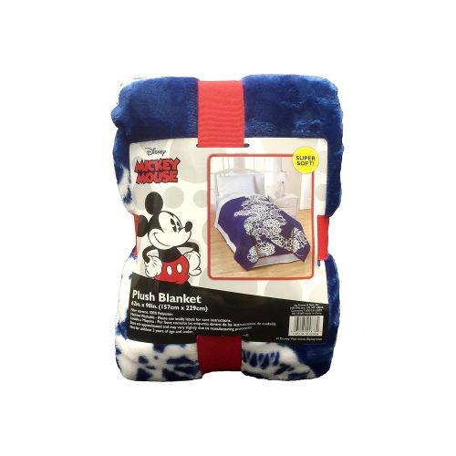  Jay Franco Disney Mickey Mouse Americana Blanket, Measures 62 x 90 (Official Product), Twin