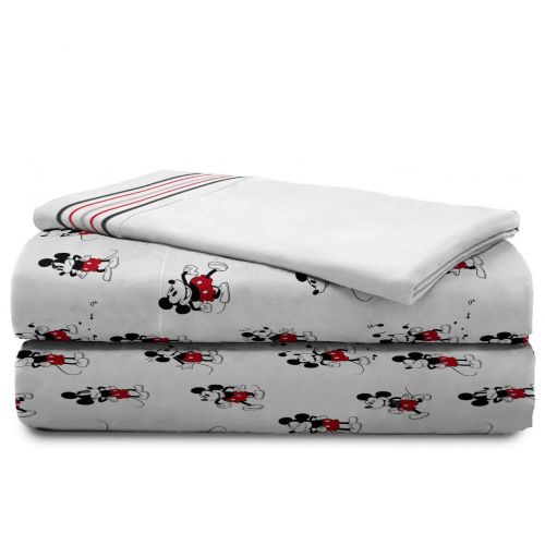  Jay Franco Disney Mickey Mouse 90th Stripe Queen Bed Set,