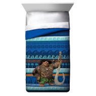 Jay Franco Disney Moana Maui & Heihei Twin/Full Reversible Comforter, Blue/White