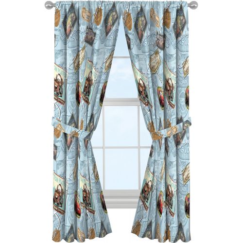  Jay Franco Disney Pixar Cars Tune Up 84 Decorative Curtain/Drapes 4 Piece Set (2 Panels, 2 Tiebacks)…