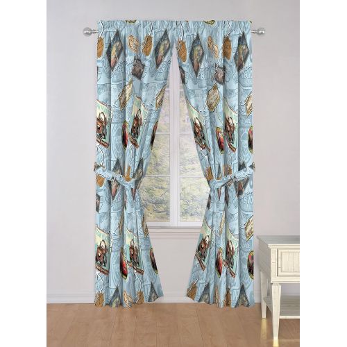  Jay Franco Disney Pixar Cars Tune Up 84 Decorative Curtain/Drapes 4 Piece Set (2 Panels, 2 Tiebacks)…