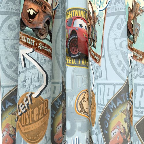  Jay Franco Disney Pixar Cars Tune Up 84 Decorative Curtain/Drapes 4 Piece Set (2 Panels, 2 Tiebacks)…