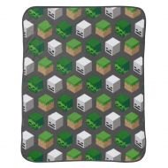 Jay Franco Minecraft Survive Throw Blanket - Measures 46 x 60 inches, Kids Bedding - Features Skeleton and Zombie - Fade Resistant Super Soft Fleece (Official Minecraft Product)