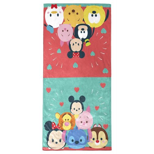  Jay Franco Disney Tsum Tsum Cotton Bath Towel/Washcloth Set